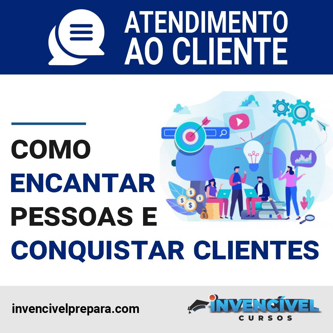 Brinde #5Curso Atendimento ao Cliente De R$ 59,00 por R$ 0,00